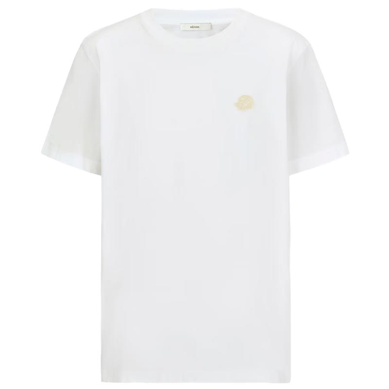 Edition Women's Embroidered Cotton Short Sleeve T-Shirt