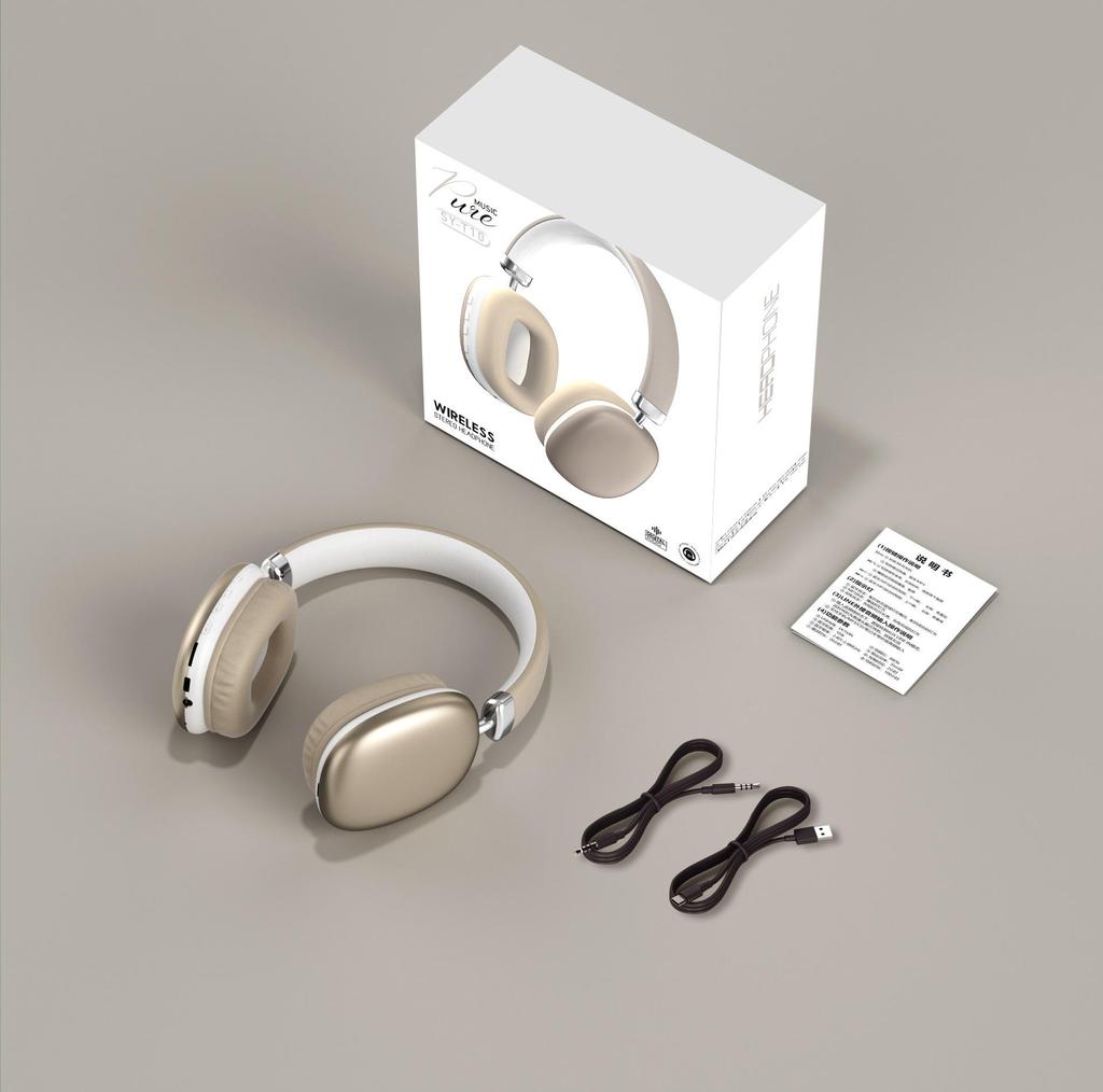 2026 Wireless Over-Ear Headphones: Customizable, Long Battery, High-Quality Sound, Bluetooth, Apple Compatible