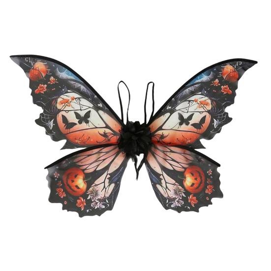 Butterfly Fairy Wings for Adult Women Elf Princess Dress-Up Costume Angel Cosplay Accessory for Halloween Parties Stage Performances