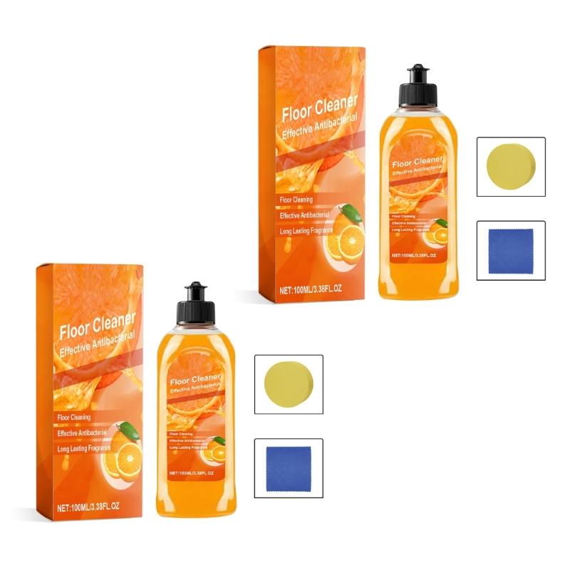 Keep Your Floor Clean 100ml Liquid Cleaner for Grease Removal Commercial Use Strong Solution for Most Stains, 100ml