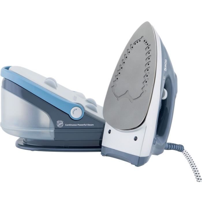 H.KOENIG V5I - Centrale vapeur 6 bars - Débit de vapeur : 100 g/min - Capacité du réservoir amovible : 1,7 L - Semelle céramique