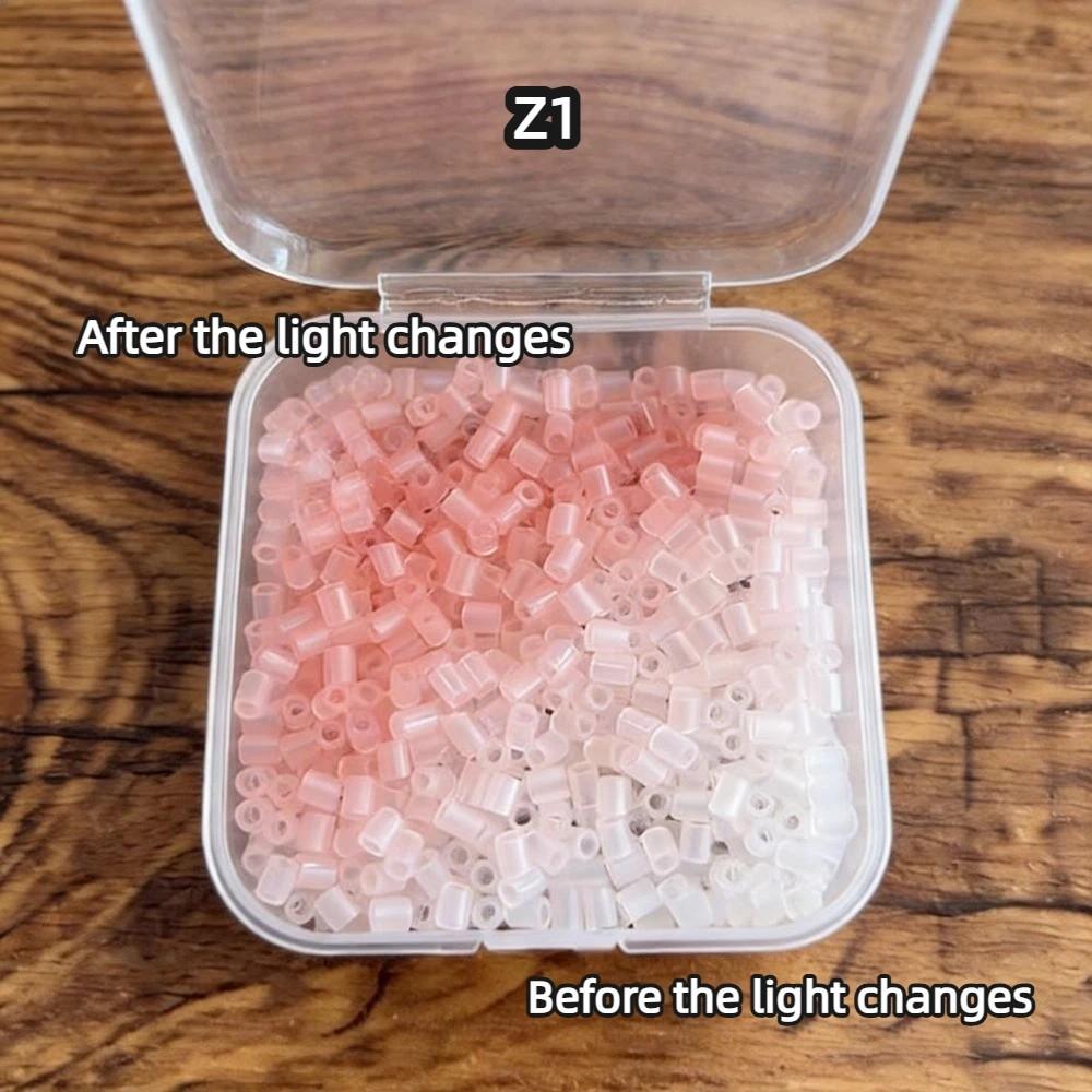 Temperature Change Perler Beads 5/8 Colors Melting Beads Color Change Fuse Beads Kit Gifts