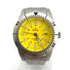 Used [Used] Bulova yellow dial wristwatch 200m waterproof