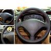 Nähen   Leder Auto Lenkradbezug Auto Zubehör Für  Peugeot 307