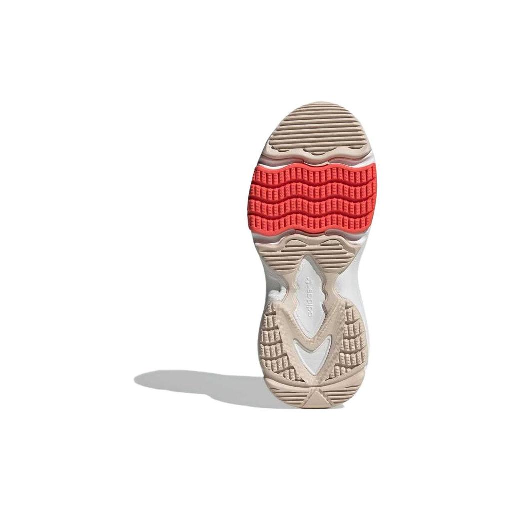 Adidas Originals Ozweego Cushioned Durable Low-Top Lifestyle Sneakers Women Sneakers White Red ID8348