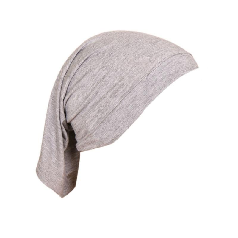 Pure Color Arabic Scarf Small Hat Tube Cap Modal High Elastic Mercerized Cotton Women's