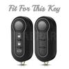 For Fiat 500 Ducato Panda 500L Punto Lancia Musa For Citroen Jumper For Peugeot TPU Car Remote Key Case Cover Shell Fob Boxer