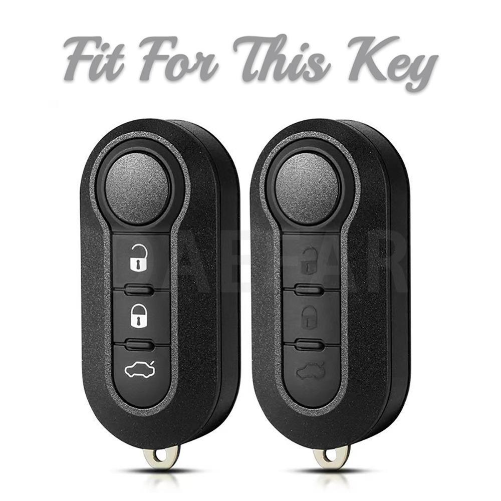 For Fiat 500 Ducato Panda 500L Punto Lancia Musa For Citroen Jumper For Peugeot TPU Car Remote Key Case Cover Shell Fob Boxer