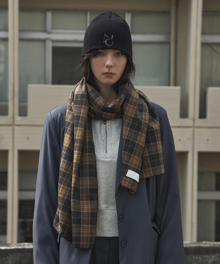 Mualeumoa Mo Logo Knit Beanie-Black