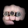 Stainless Steel Men Rings Anchor Navy Ocean Luxury Punk Rock Hip Hop for Biker Male Boyfriend Jewelry Creativity Gift Wholesale