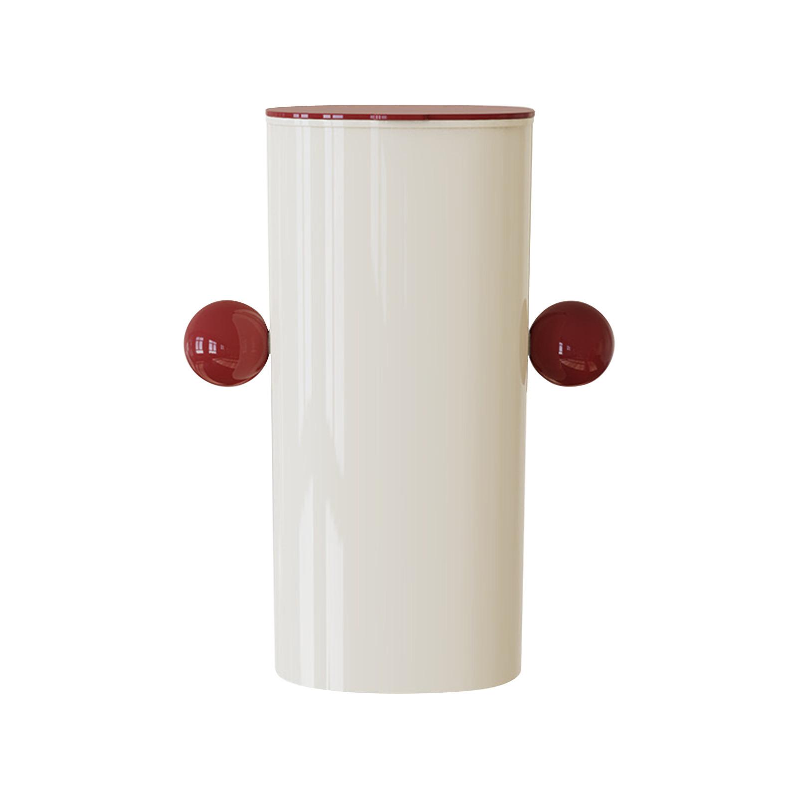 

Автоматический подъемный держатель для кистей для макияжа с крышкой - органайзер для кистей для макияжа на туалетный столик или столешницу в ванной, контейнер для косметических кистей большой с One Size красный