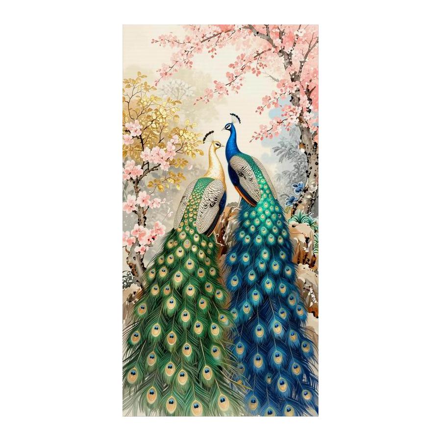 Abstract Peacocks Large Size Diamond Painting Animals Birds Diy Full Drill Rhinestone Embroidery Mosaic Cross Stitch Kits Wall Decor