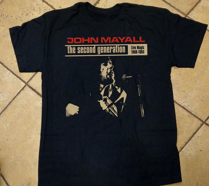 John Mayall The Second Generation Live Unisex T-Shirt Cotton Tee RI_204 Unisex T-Shirt L