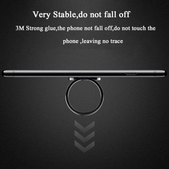 Phone Stand 360 Self-adhesive Metal Finger Degree Rotation Ring Phone Holder for Phones