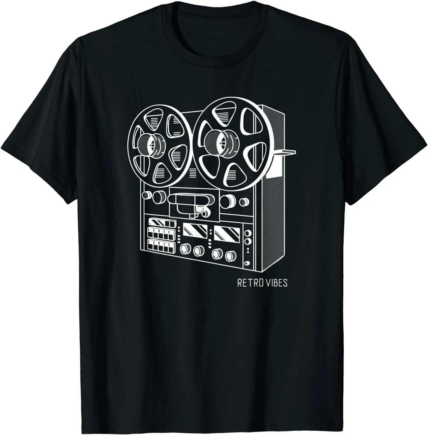 NEW LIMITED Cassette Tape Reel To Reel Analog Sound System T-Shirt M