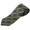 Fortuna Tokyo 8cm 142cm Long Men's Nishijin-ori Necktie, King, FT-T08, Green, Wide,