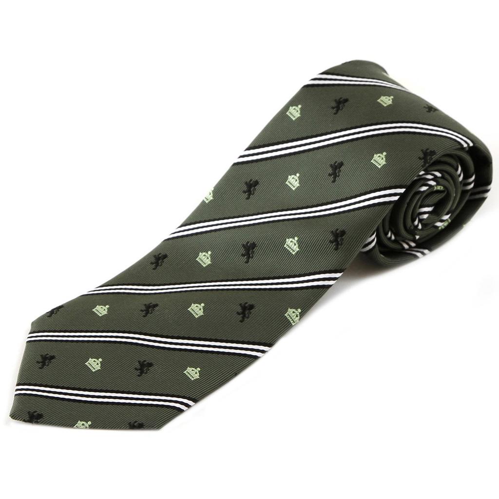 Fortuna Tokyo 8cm 142cm Long Men's Nishijin-ori Necktie, King, FT-T08, Green, Wide,