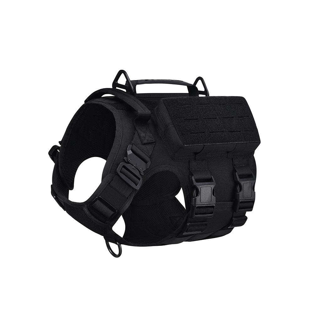 Cross-border Tactical Waterproof Nylon Dog Training Vest Set Large чёрный
