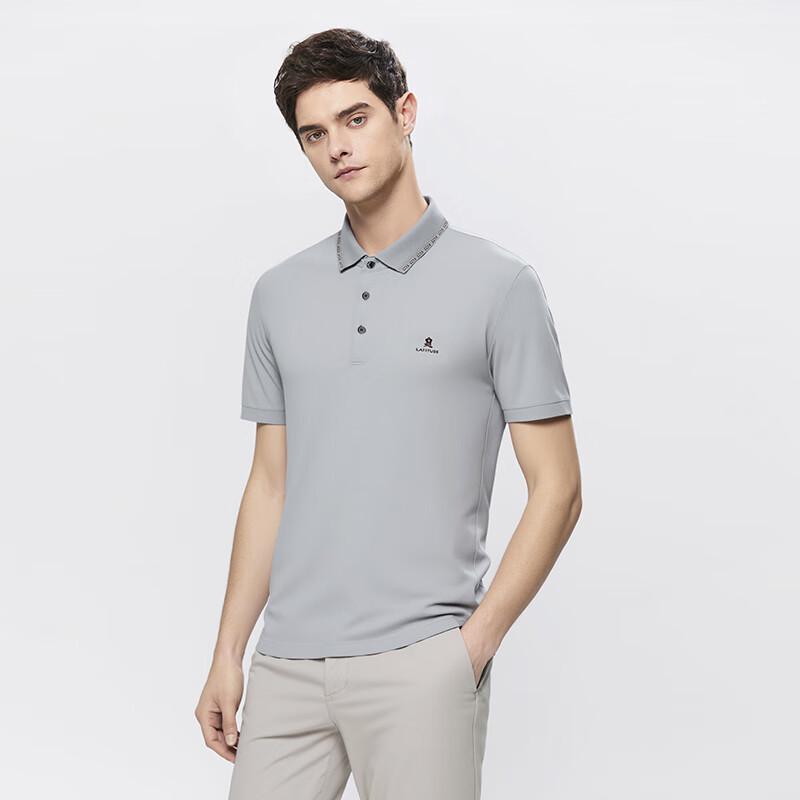 MONTAGUT Men s Summer Lightweight Cotton Blend Short Sleeve Polo Shirt 48