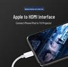 HD Screen Mirroring Device, No Power Needed, Fast Charging, Built-in Chip, Compatible with Apple Type-C To HDMI Projectors