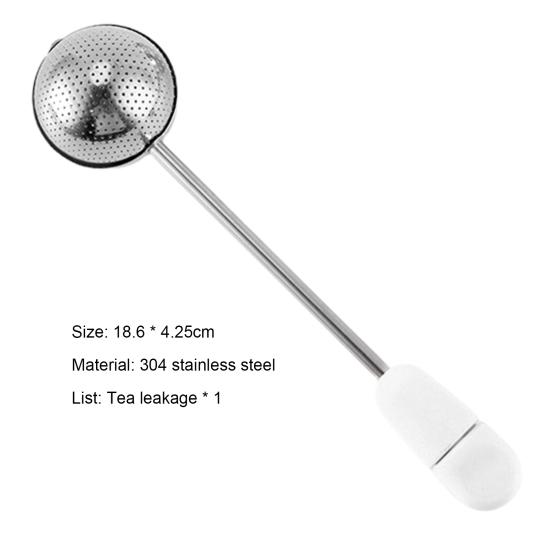 Tea Colander Handle Rotatable Long Food Grade Easy To Operate Tea Drain Filter