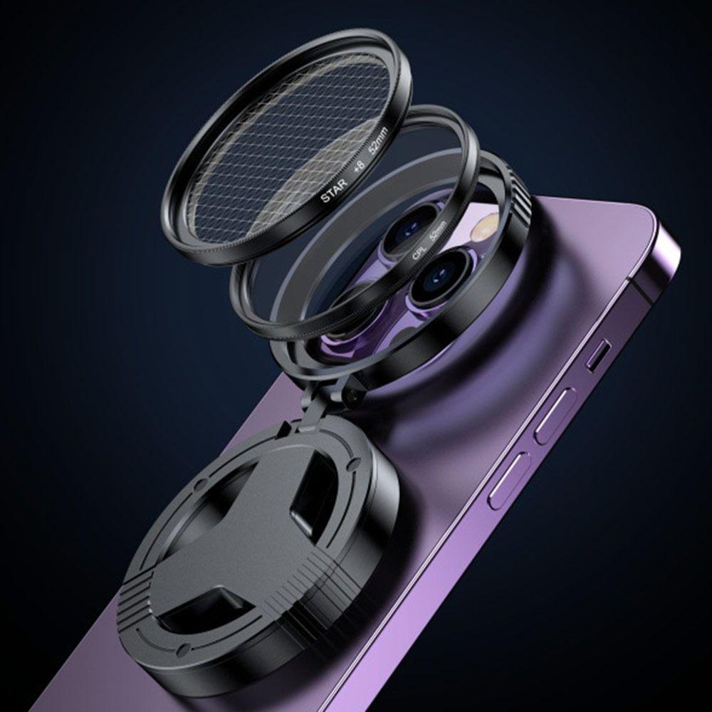 52MM Magnetischer Zirkularpolarisator Kamera Tragbarer Objektivclip Neuer CPL-Filter