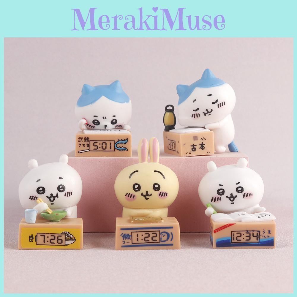 Action Chiikawa Pvc Figures Model Toy Cartoon Desktop Decoration Ornament Gifts