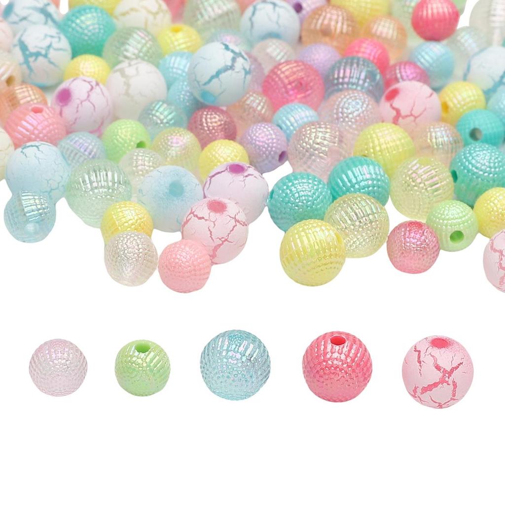 Acrylic Beads Bayberry Charms AB Ball Beads For DIY Jewelry 30-50Pcs