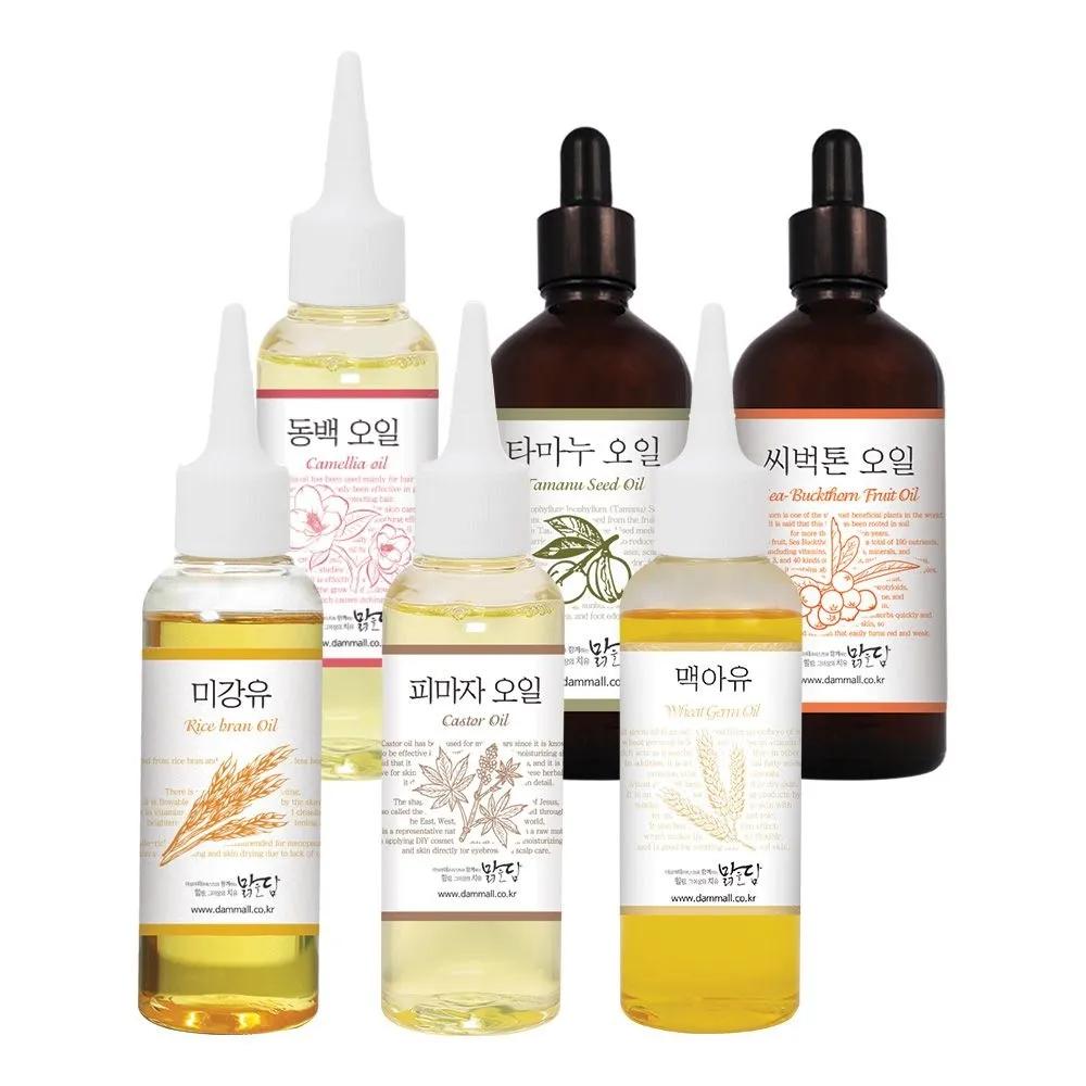 

Rice bran oil, tamanu oil, castor oil, camellia oil, malt oil, sea buckthorn 100ml of rice bran oil