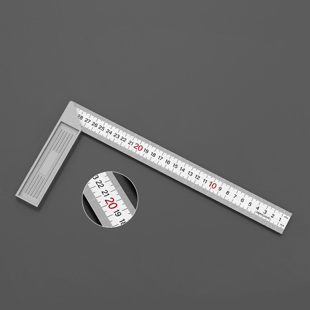 High Precise Measuring Tool Protractor Square Right Angle Ruler With Ergonomic Design For Carpentry Architects Students