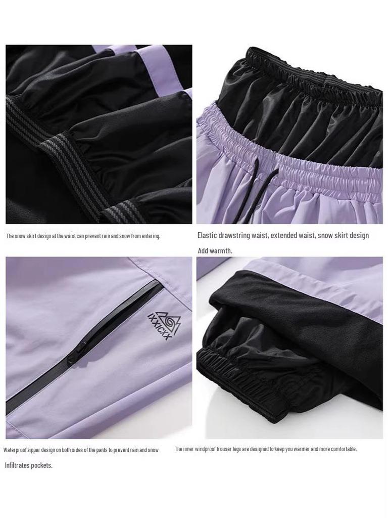Unisex Skianzug Set - Kleine Größen, Winter Samt Verdickt, -40℃ Kälteschutz, Bergsteiger Baumwolljacke