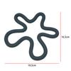 Silicone Trivet Mat Creative Heat Resistant Drinking Cup Mat Drinks Coaster for Countertop Table Cafe Pots and Pans Home