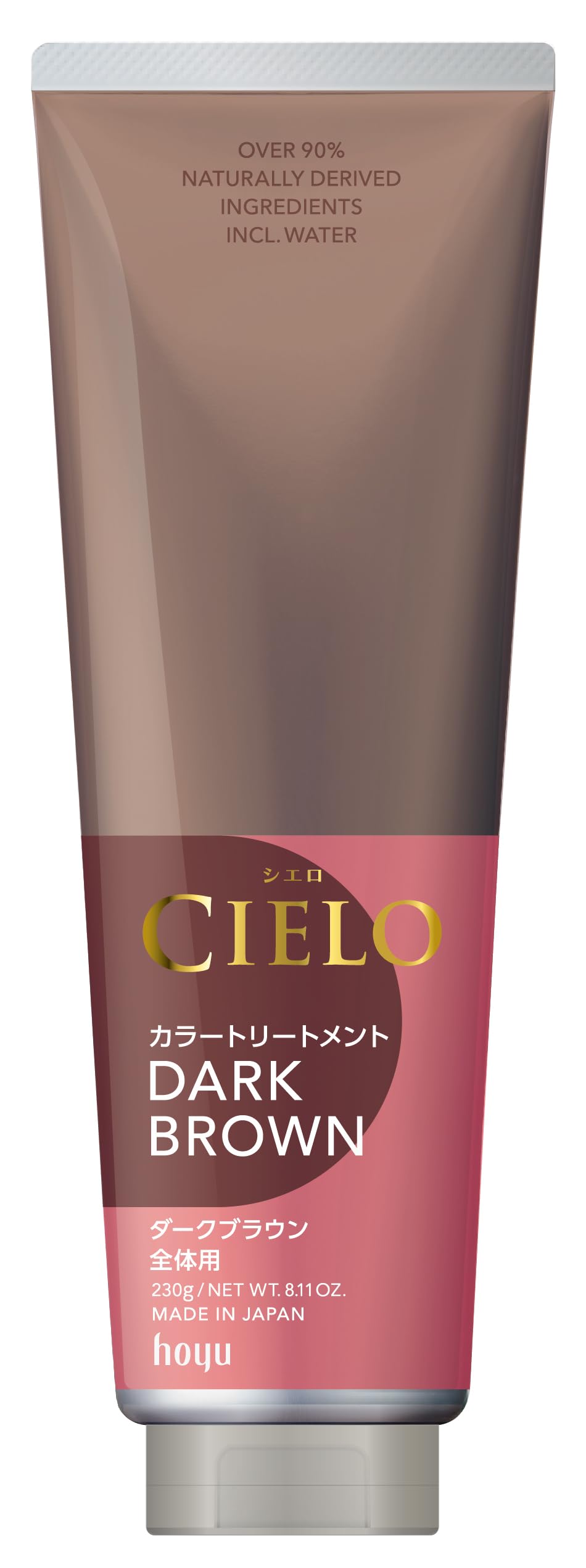

Cielo Color Treatment for the Whole Body Hair Dye Dark by Hoyu (Gray Treatment), Brown, 230g,