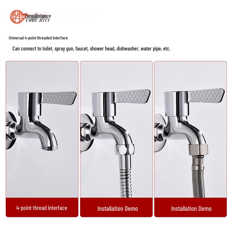 LINGJULI Quick-Open Washing Machine Faucet