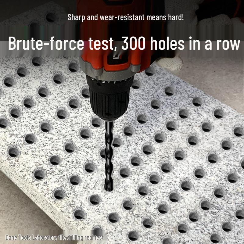 6mm Concrete & Glass Tungsten Steel Quad-Edge Tile Drill