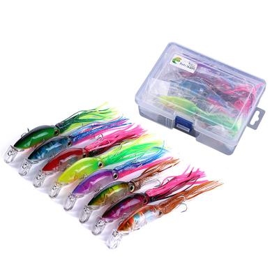 Sea Fishing Long Casting Big Octopus Squid Lure Light Saltwater Plastic Fake Bait for Angling