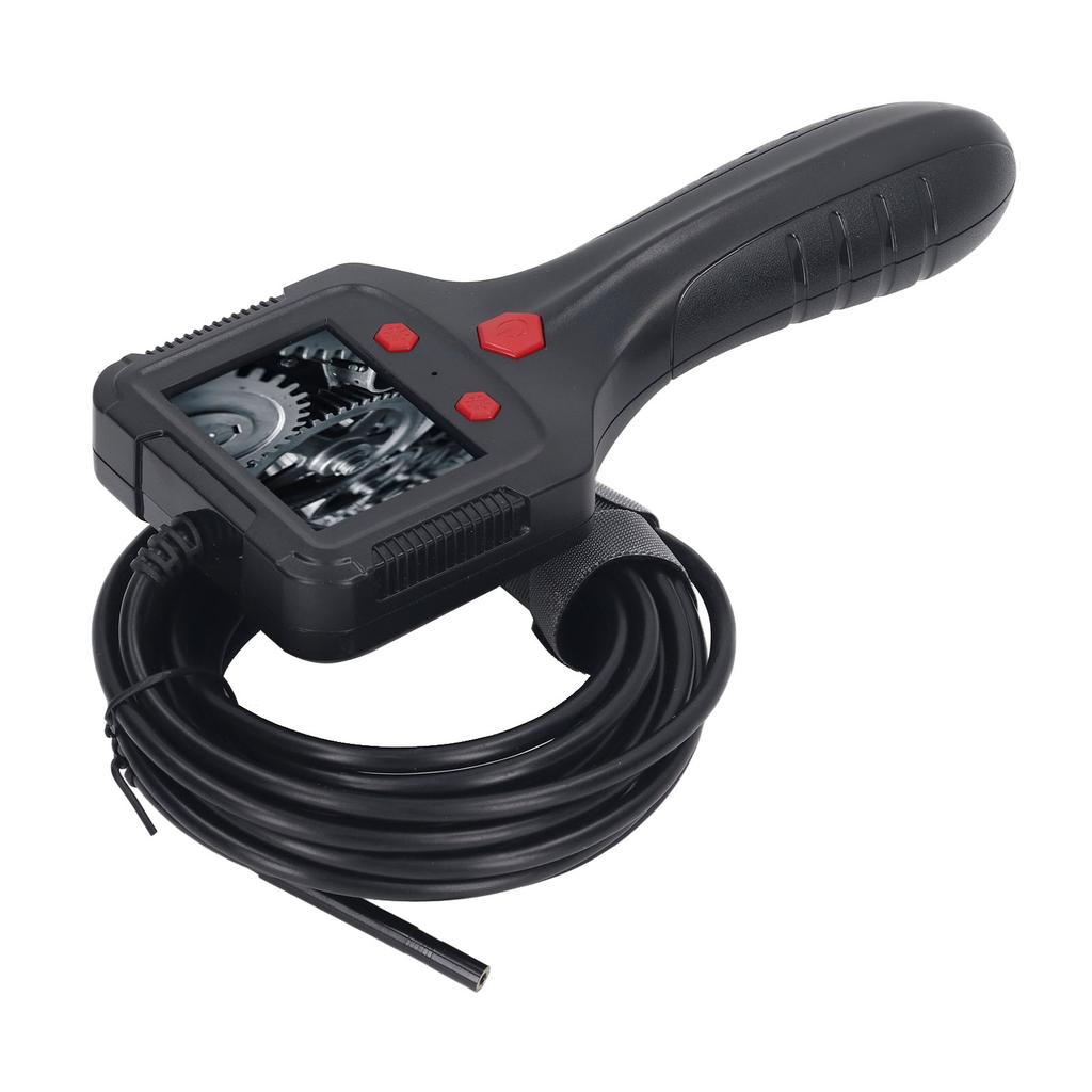 Handheld Pipe Borescope 2.4in Colorful Screen HD 8 LED Beads IP67 Waterproof Detection Camera for