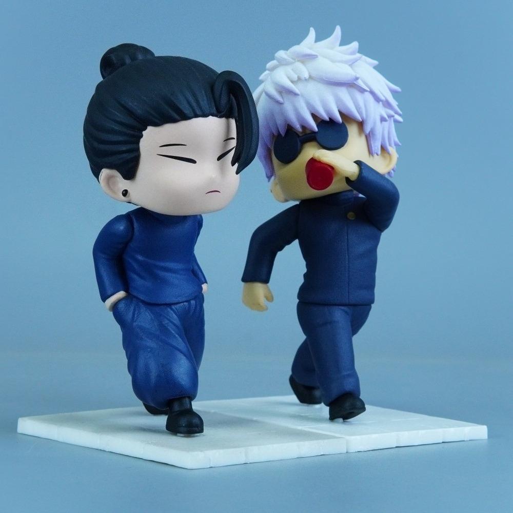 11cm/4.33in Anime Jujutsu Kaisen Figure Geto Suguru Gojo Satoru Action Figures Pvc Statue Collection Model Toys Gifts