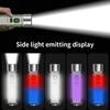 Led Mini Flashlight 3800lm Built-in 1800mah Lithium Battery Multifunctional Super Bright Working