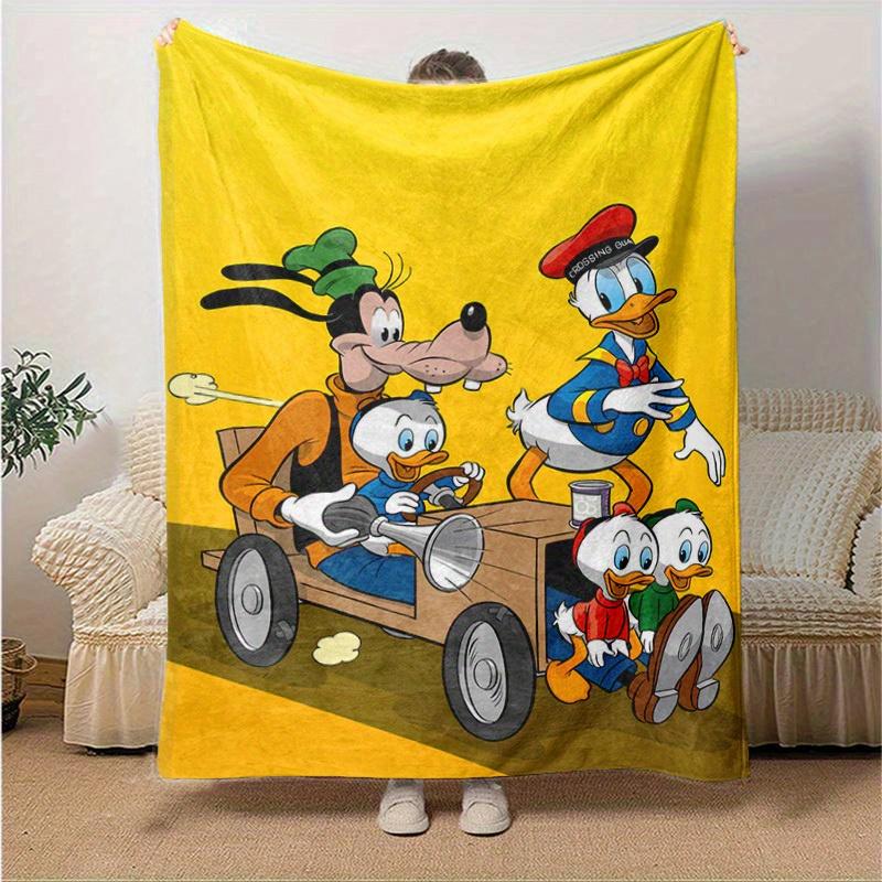 1pc. Cute Cartoon Duck Family Design Blanket, Soft Throw for Home Decor, Gift Idea, Living Room, Travel, Camping, Car Blankets, Beach, Offic