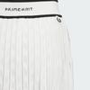 Adidas Primeknit Pleated Skirt Color Block Golf Comfortable Knitted Casual Skirt Women Skirts White IN6590