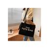 (black) Women Canvas Tote Bag The Tote Bag