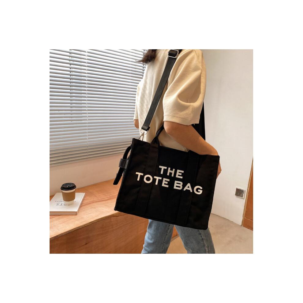 (black) Women Canvas Tote Bag The Tote Bag