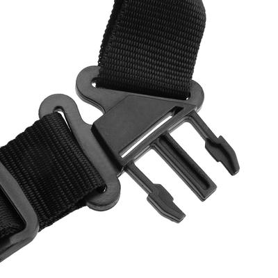 Durable Black Double Shoulder Strap Adjustable Nylon Brush Cutter Harness Padded Heavy Duty Mower Belt