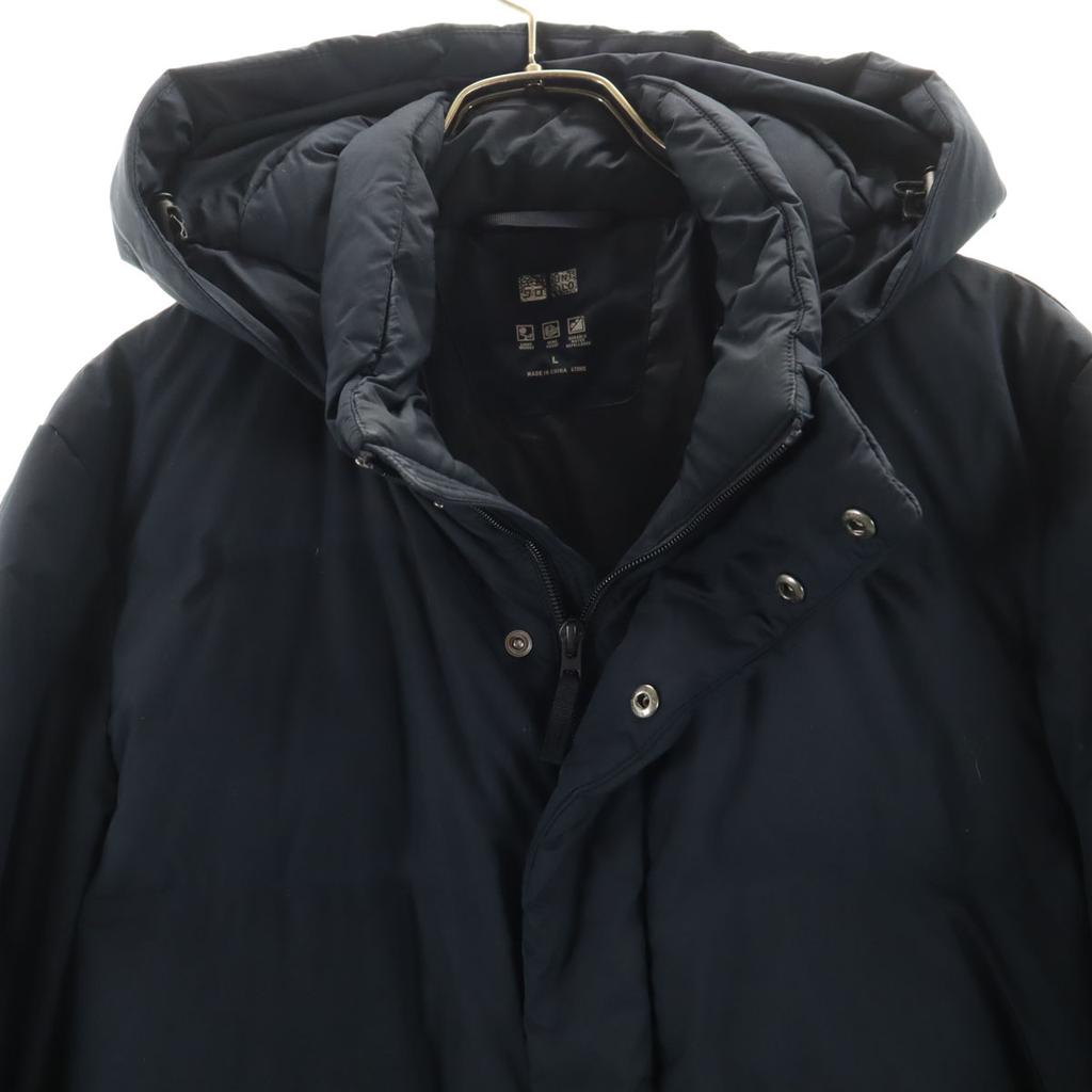 UNIQLO seamless down coat L Navy Men's Used