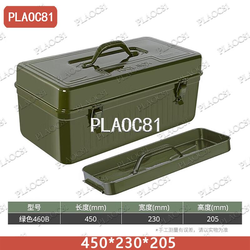 PLAOC81 Military Style Portable Tinplate Tool Box