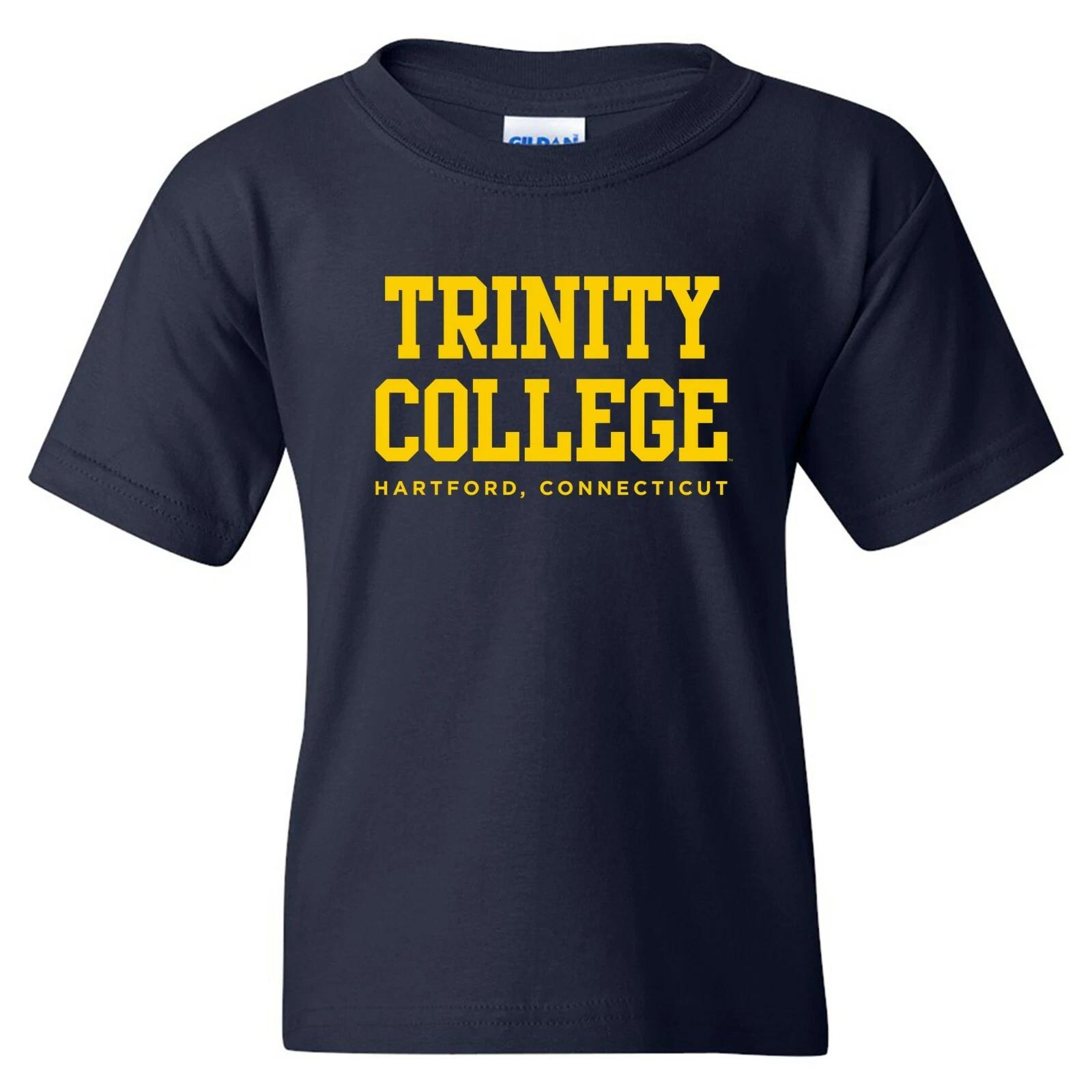 Trinity College Bantams Basic Block Youth T-Shirt - Navy 2XL