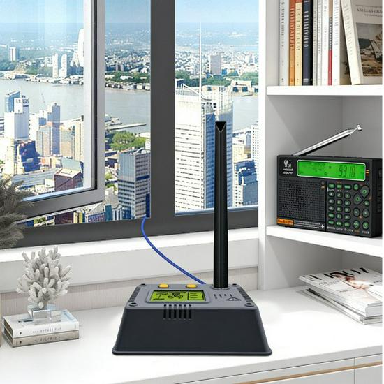 HRD-757 Multi-Band Radio with APP Control, Bluetooth, SOS Alarm & Lighting Receiver