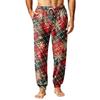 Men's Christmas Printed Thermal Pajama Pants for Fall Winter