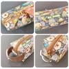 Kawaii Capybara Pen Bag Cartoon Stationery Storage Bag Transparent Pencil Case  Student Gift